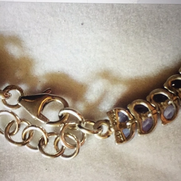 💕Tanzanite Sterling Silver Bracelete💕 - Picture 2 of 2